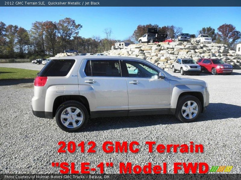 Quicksilver Metallic / Jet Black 2012 GMC Terrain SLE