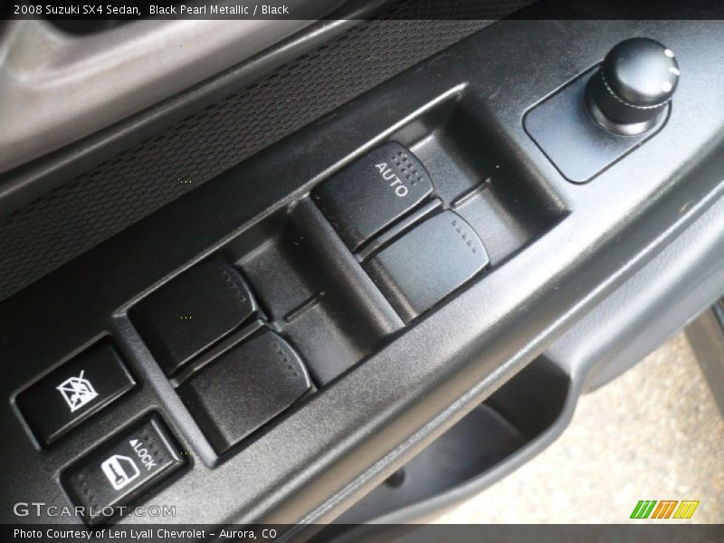 Black Pearl Metallic / Black 2008 Suzuki SX4 Sedan