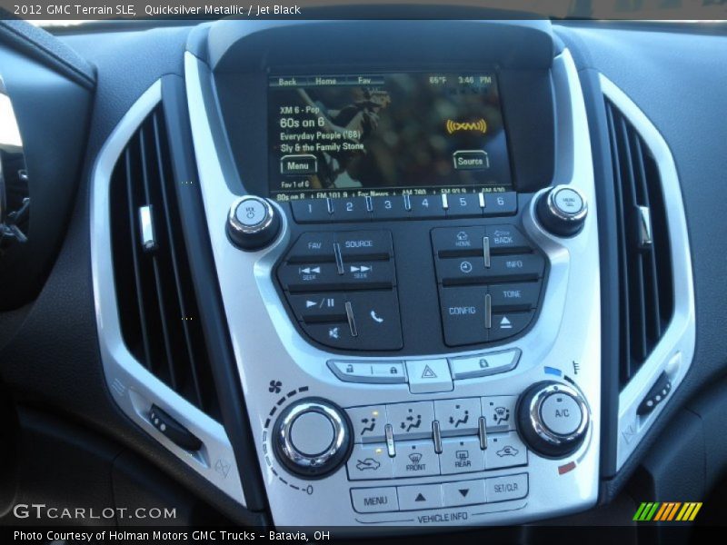 Quicksilver Metallic / Jet Black 2012 GMC Terrain SLE