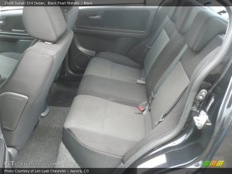 Black Pearl Metallic / Black 2008 Suzuki SX4 Sedan