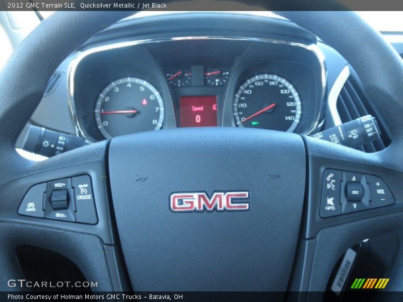 Quicksilver Metallic / Jet Black 2012 GMC Terrain SLE