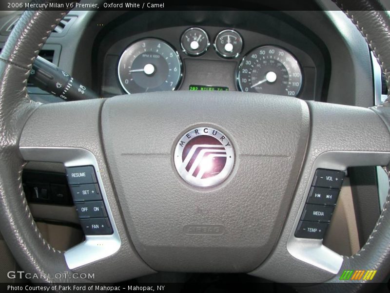 Oxford White / Camel 2006 Mercury Milan V6 Premier