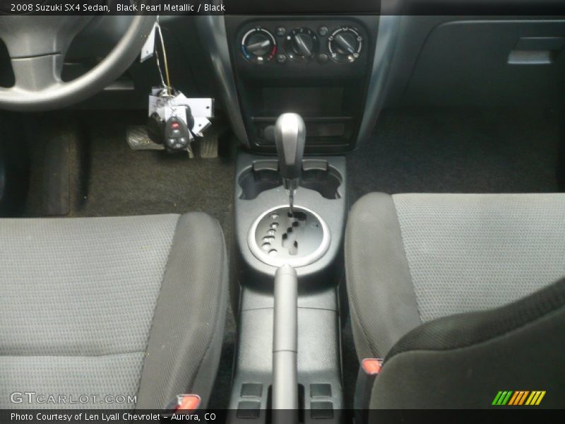 Black Pearl Metallic / Black 2008 Suzuki SX4 Sedan