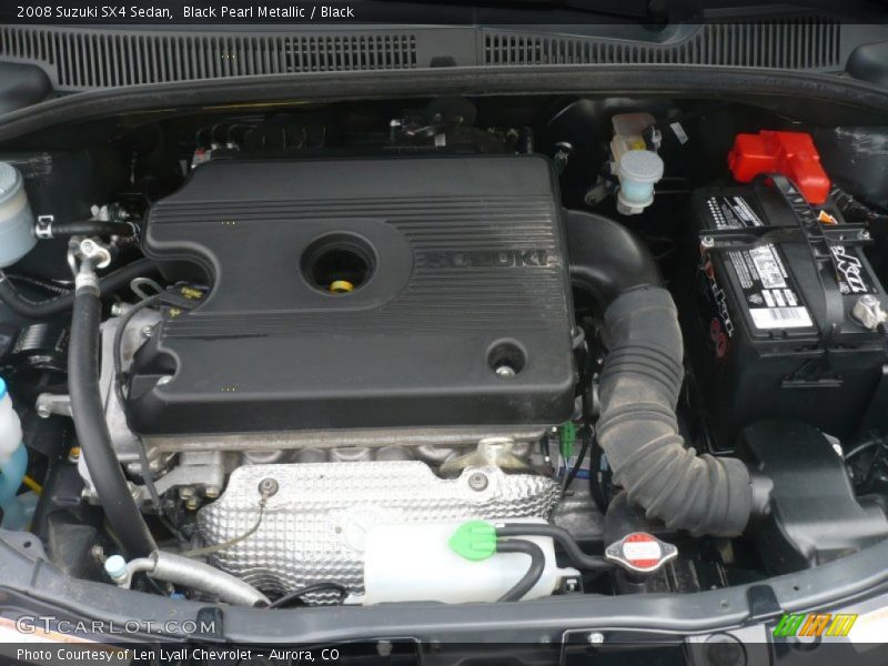 Black Pearl Metallic / Black 2008 Suzuki SX4 Sedan