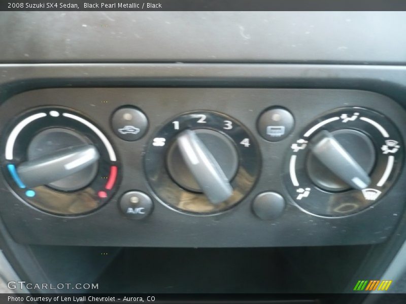 Black Pearl Metallic / Black 2008 Suzuki SX4 Sedan