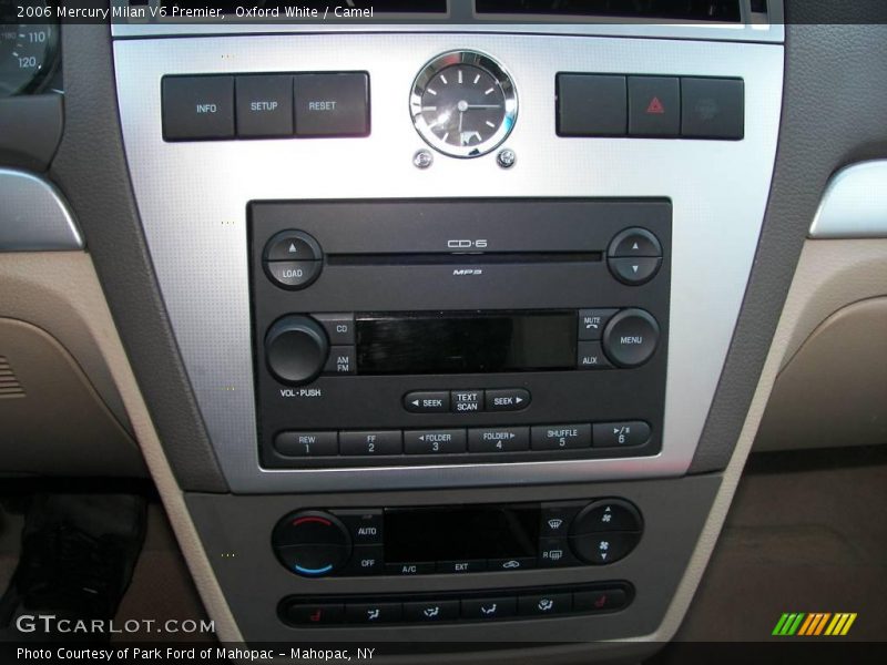 Oxford White / Camel 2006 Mercury Milan V6 Premier