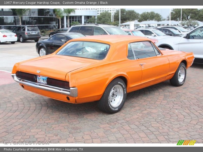 Custom Omaha Orange / Black 1967 Mercury Cougar Hardtop Coupe