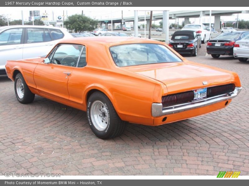 Custom Omaha Orange / Black 1967 Mercury Cougar Hardtop Coupe