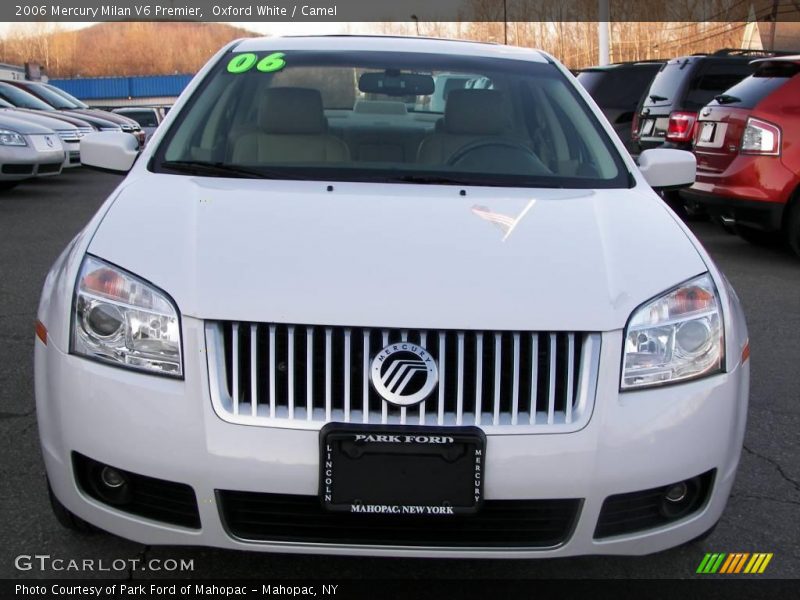 Oxford White / Camel 2006 Mercury Milan V6 Premier