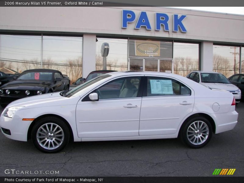 Oxford White / Camel 2006 Mercury Milan V6 Premier