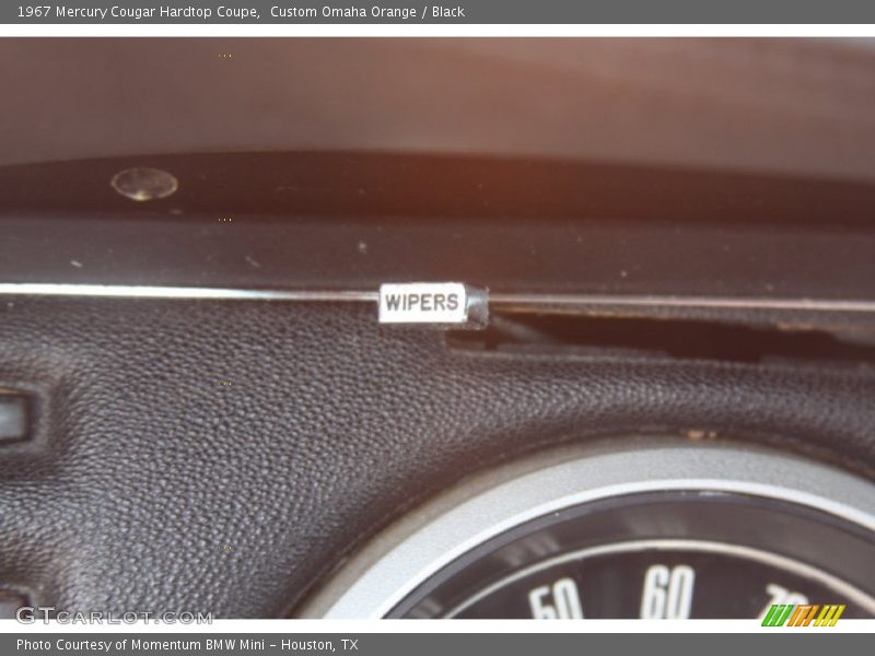 Controls of 1967 Cougar Hardtop Coupe