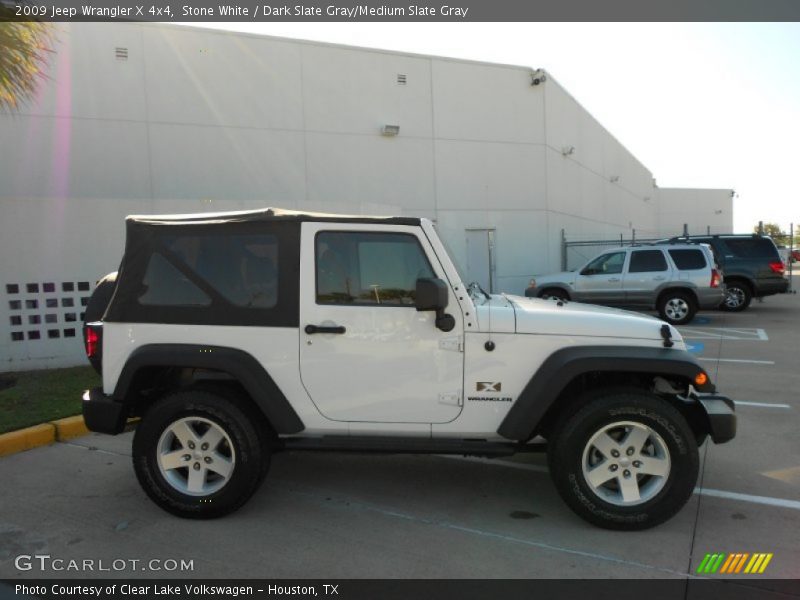 Stone White / Dark Slate Gray/Medium Slate Gray 2009 Jeep Wrangler X 4x4