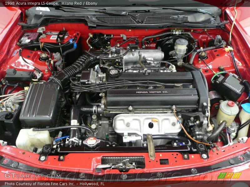 Milano Red / Ebony 1998 Acura Integra LS Coupe