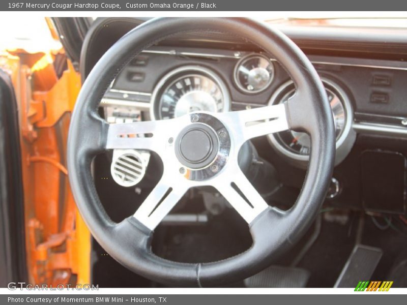 Custom Omaha Orange / Black 1967 Mercury Cougar Hardtop Coupe