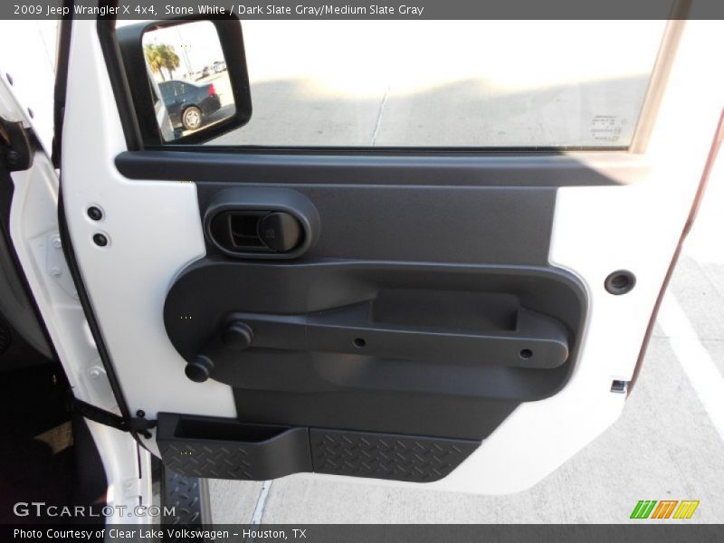 Stone White / Dark Slate Gray/Medium Slate Gray 2009 Jeep Wrangler X 4x4