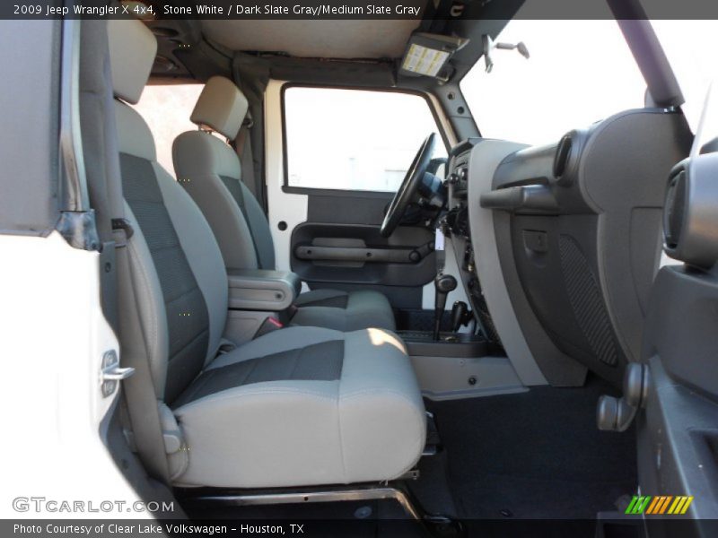 Stone White / Dark Slate Gray/Medium Slate Gray 2009 Jeep Wrangler X 4x4