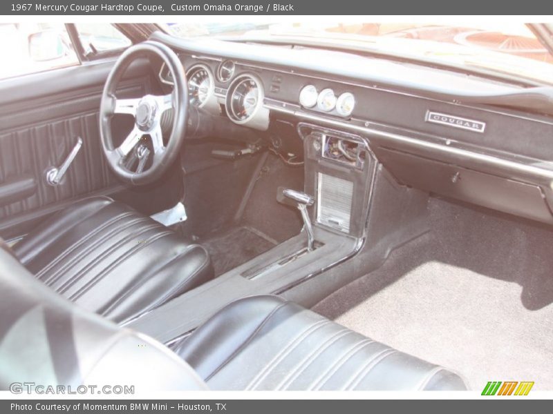Custom Omaha Orange / Black 1967 Mercury Cougar Hardtop Coupe