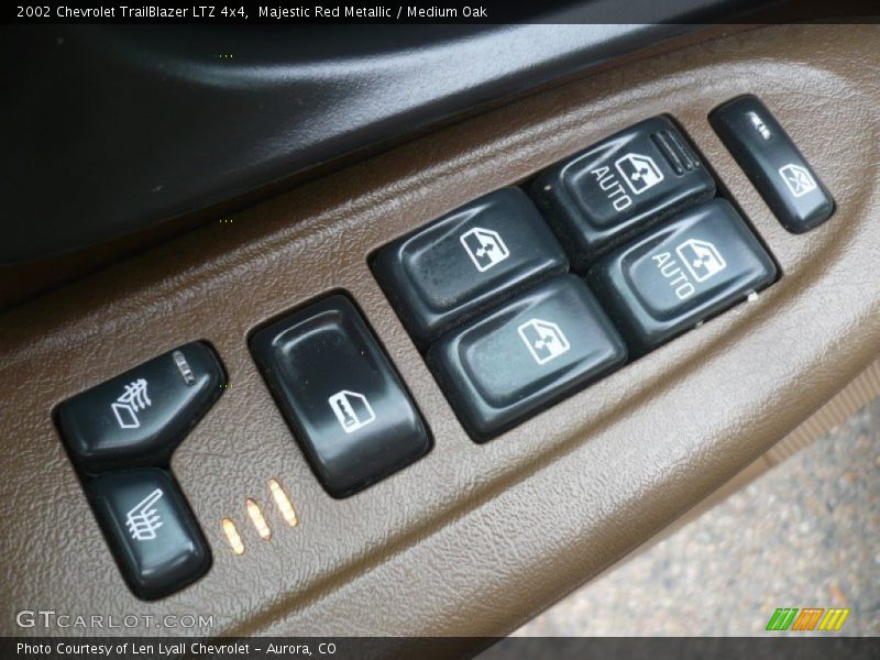 Majestic Red Metallic / Medium Oak 2002 Chevrolet TrailBlazer LTZ 4x4