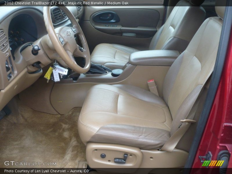 Majestic Red Metallic / Medium Oak 2002 Chevrolet TrailBlazer LTZ 4x4