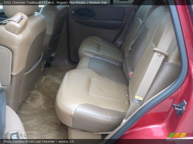 Majestic Red Metallic / Medium Oak 2002 Chevrolet TrailBlazer LTZ 4x4