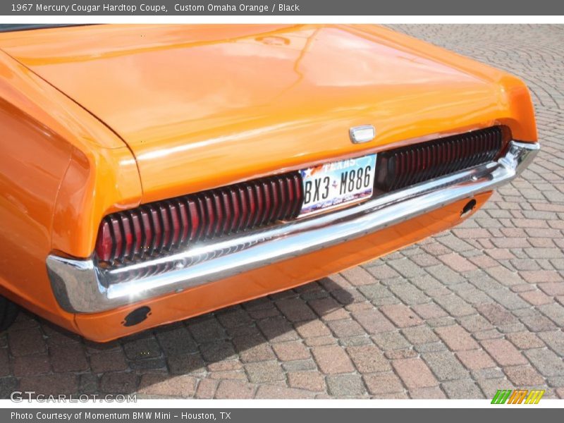 Custom Omaha Orange / Black 1967 Mercury Cougar Hardtop Coupe