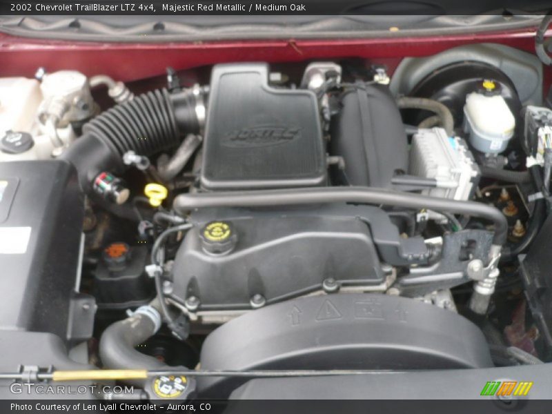 Majestic Red Metallic / Medium Oak 2002 Chevrolet TrailBlazer LTZ 4x4