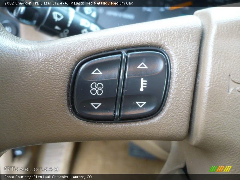 Majestic Red Metallic / Medium Oak 2002 Chevrolet TrailBlazer LTZ 4x4