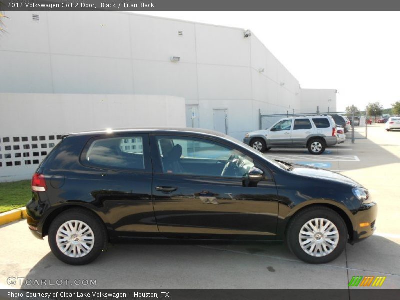 Black / Titan Black 2012 Volkswagen Golf 2 Door