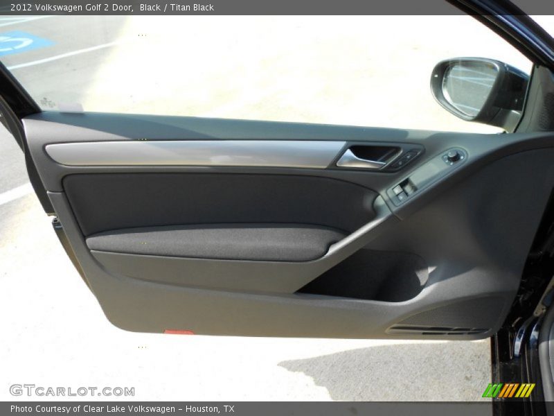 Black / Titan Black 2012 Volkswagen Golf 2 Door