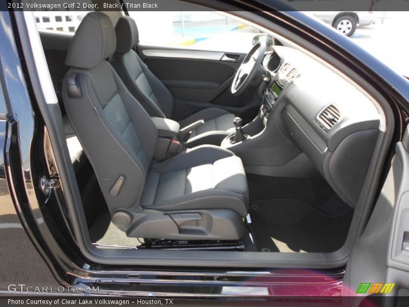  2012 Golf 2 Door Titan Black Interior