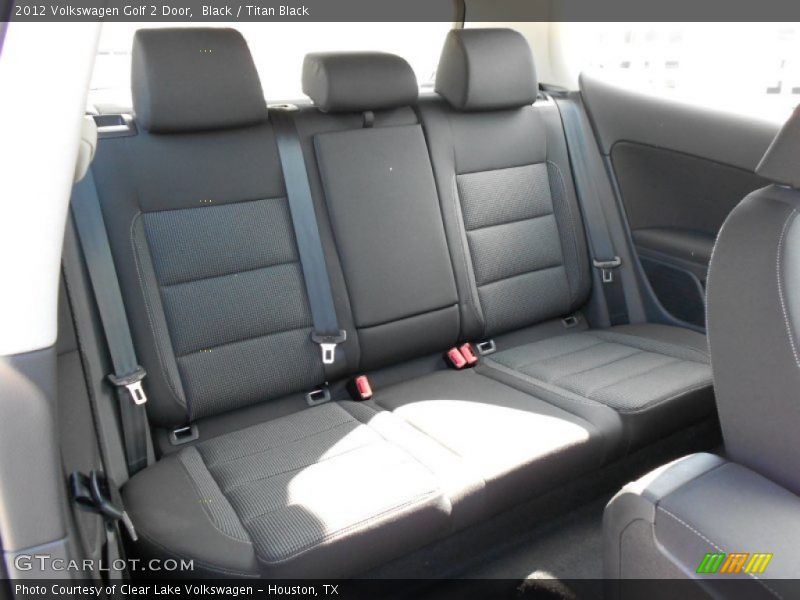  2012 Golf 2 Door Titan Black Interior