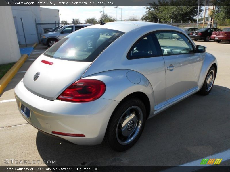 Reflex Silver Metallic / Titan Black 2012 Volkswagen Beetle 2.5L