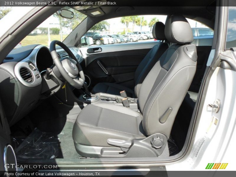 Reflex Silver Metallic / Titan Black 2012 Volkswagen Beetle 2.5L