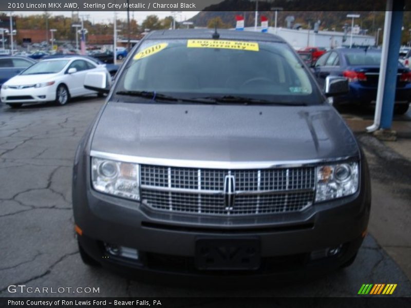 Sterling Grey Metallic / Charcoal Black 2010 Lincoln MKX AWD
