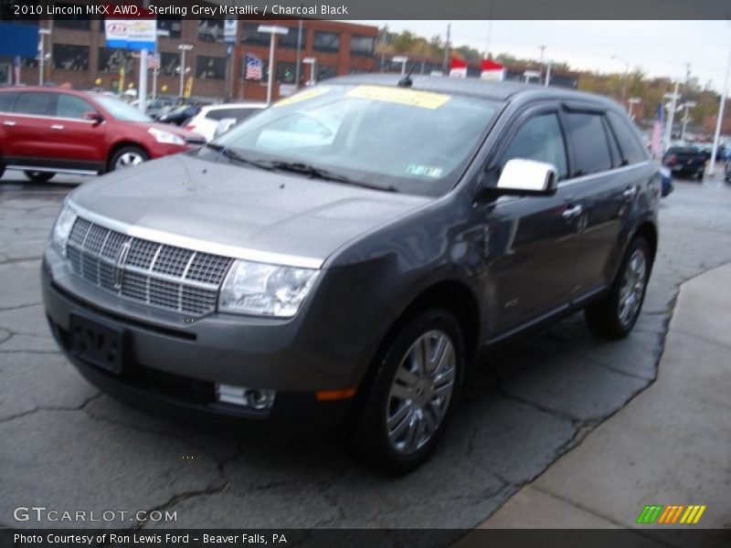 Sterling Grey Metallic / Charcoal Black 2010 Lincoln MKX AWD
