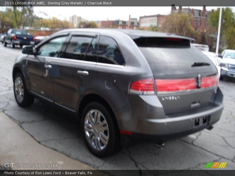 Sterling Grey Metallic / Charcoal Black 2010 Lincoln MKX AWD
