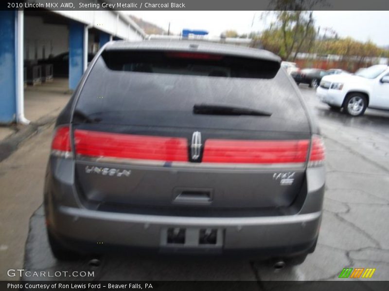 Sterling Grey Metallic / Charcoal Black 2010 Lincoln MKX AWD