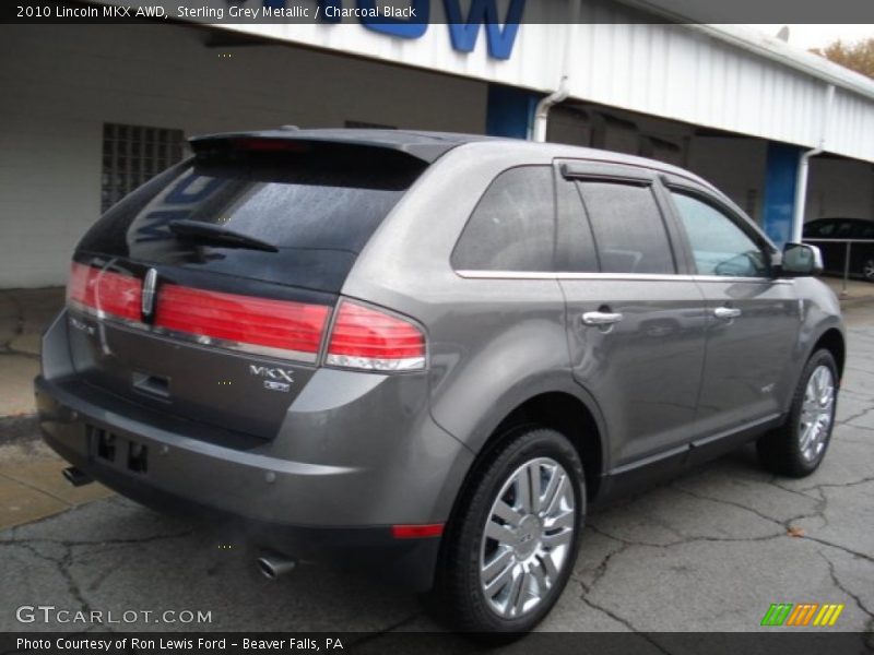 Sterling Grey Metallic / Charcoal Black 2010 Lincoln MKX AWD