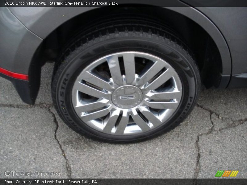 Sterling Grey Metallic / Charcoal Black 2010 Lincoln MKX AWD
