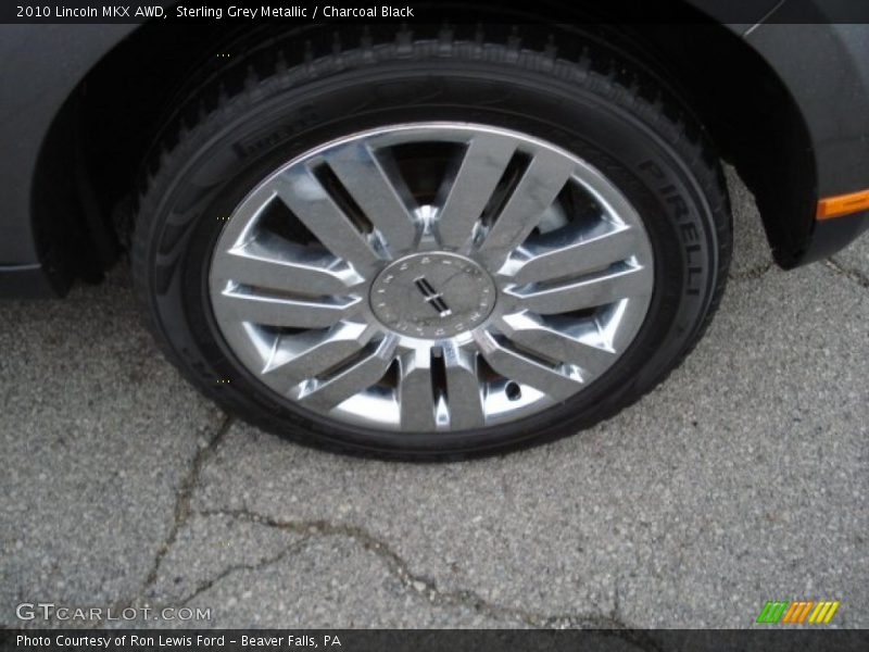 Sterling Grey Metallic / Charcoal Black 2010 Lincoln MKX AWD