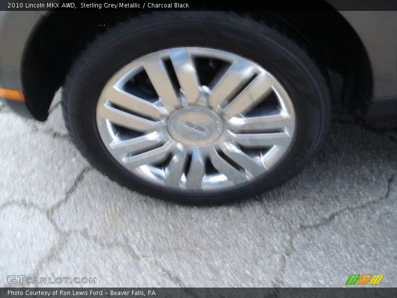 Sterling Grey Metallic / Charcoal Black 2010 Lincoln MKX AWD