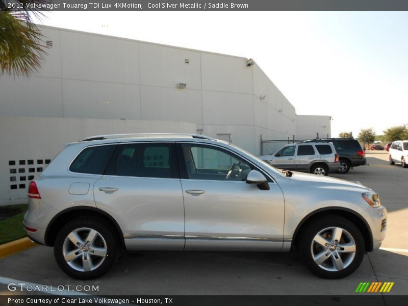 Cool Silver Metallic / Saddle Brown 2012 Volkswagen Touareg TDI Lux 4XMotion