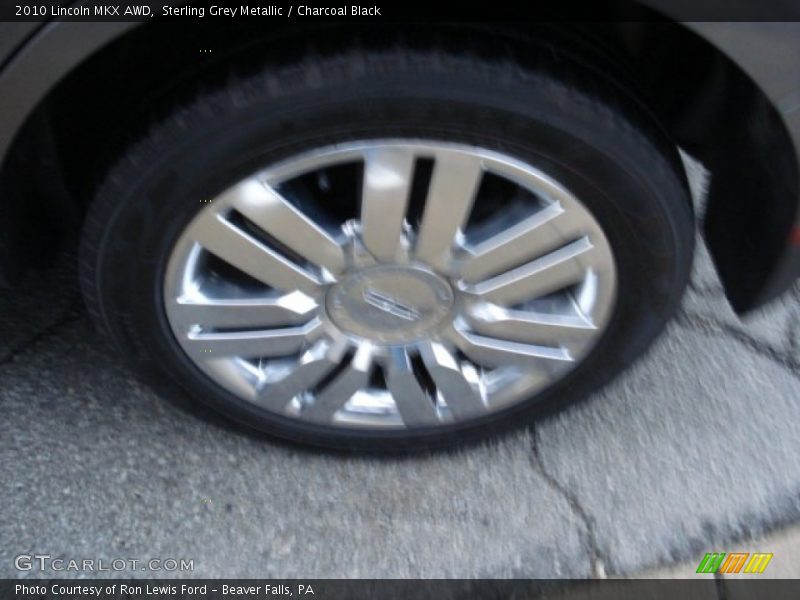 Sterling Grey Metallic / Charcoal Black 2010 Lincoln MKX AWD