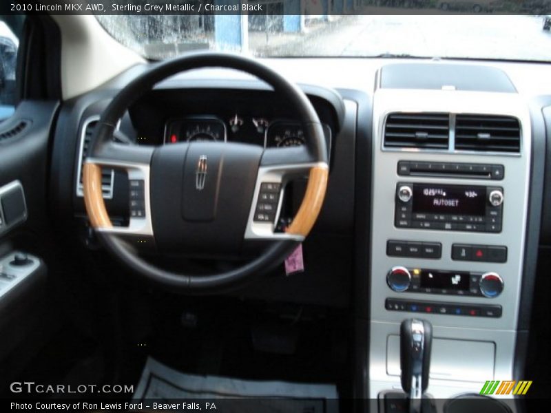 Sterling Grey Metallic / Charcoal Black 2010 Lincoln MKX AWD