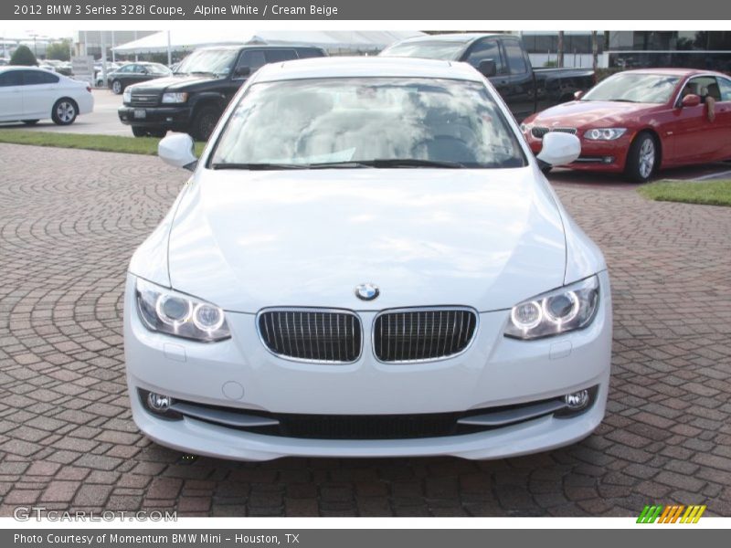 Alpine White / Cream Beige 2012 BMW 3 Series 328i Coupe