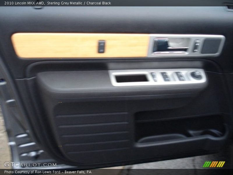 Sterling Grey Metallic / Charcoal Black 2010 Lincoln MKX AWD