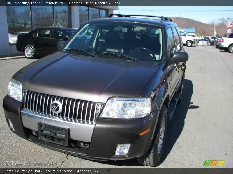 Charcoal Beige Metallic / Black 2006 Mercury Mariner Premier 4WD