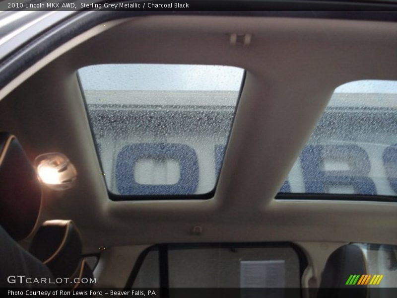 Sterling Grey Metallic / Charcoal Black 2010 Lincoln MKX AWD