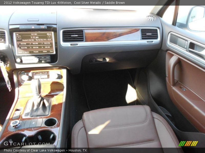 Cool Silver Metallic / Saddle Brown 2012 Volkswagen Touareg TDI Lux 4XMotion