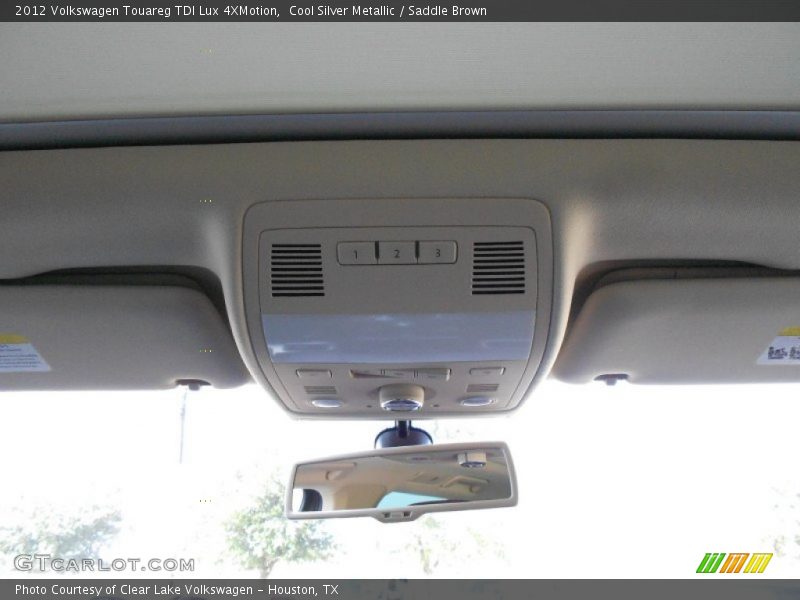 Cool Silver Metallic / Saddle Brown 2012 Volkswagen Touareg TDI Lux 4XMotion